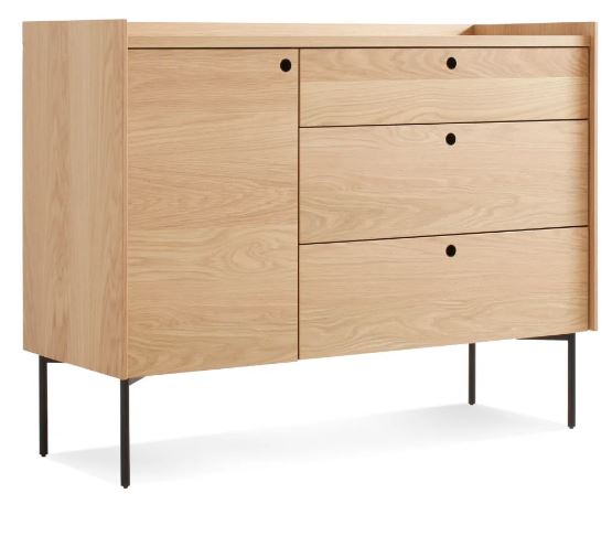 BLU DOT Peek 1 Door 3 Drawer Credenza