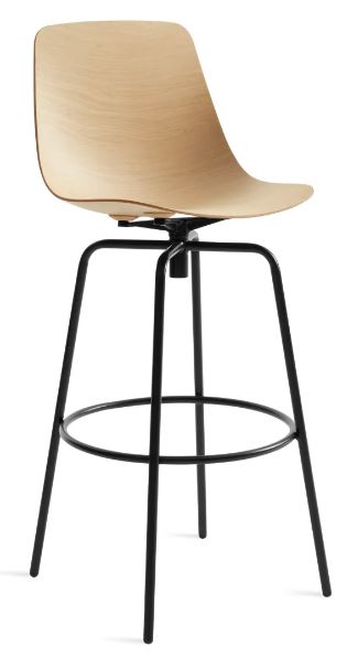 BLU DOT Clean Cut Swivel Barstool