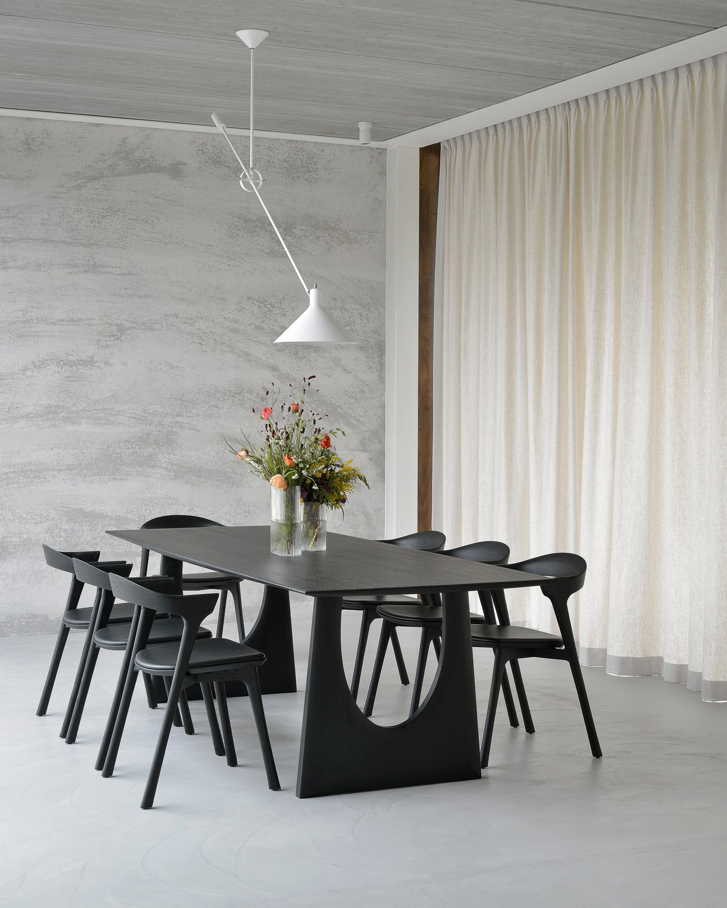 Geometric Rectangular Dining Table
