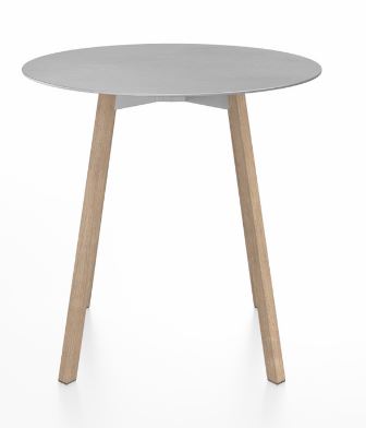 Brushed Aluminum/ Reclaimed Wood