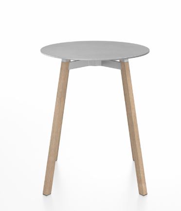 Brushed Aluminum/ Reclaimed Wood