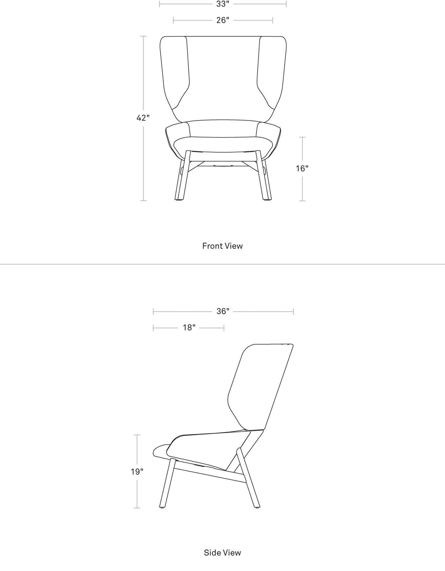 BLU DOT Heads Up Lounge Chair