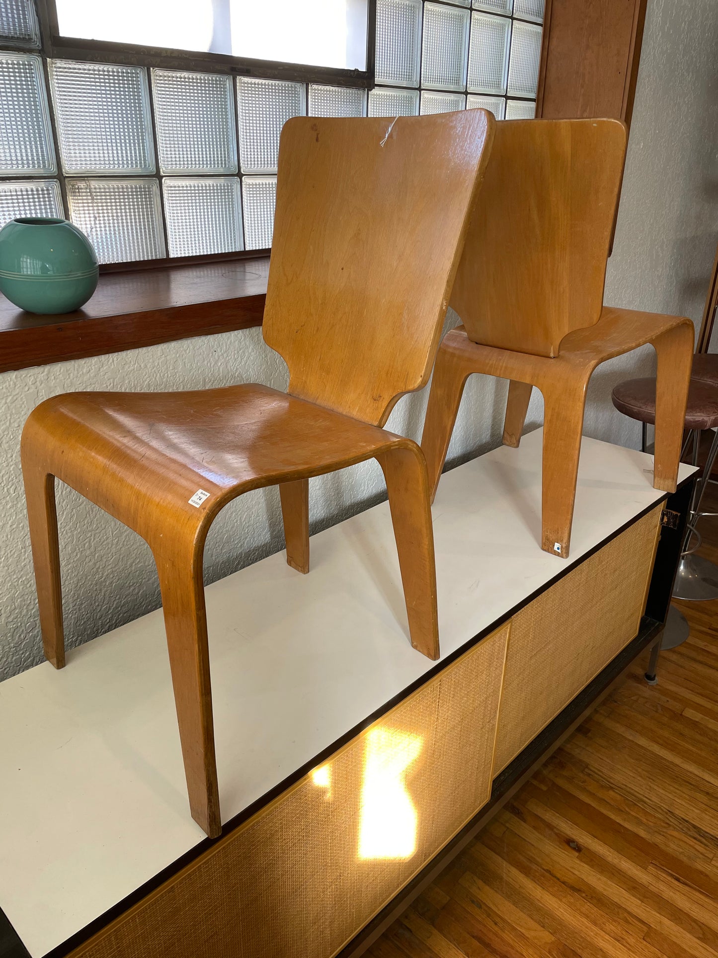 Pair of Thaden-Jordan Bentwood Chairs