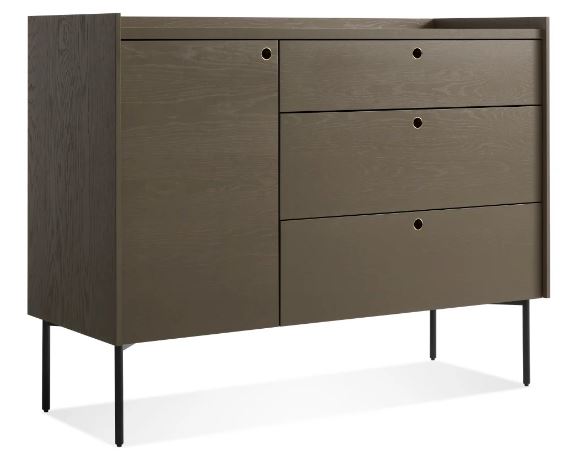 BLU DOT Peek 1 Door 3 Drawer Credenza