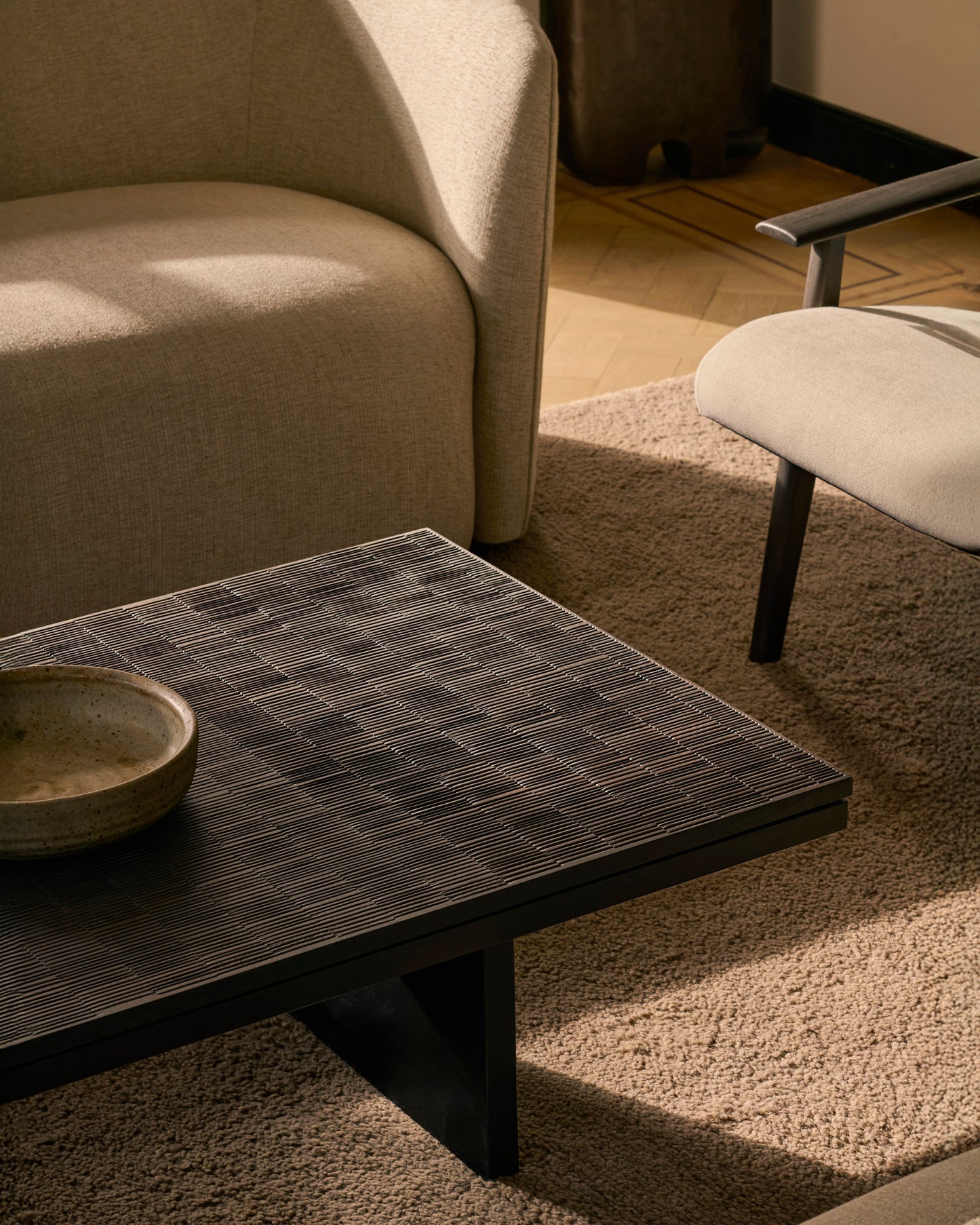 Grooves Coffee Table 53.5"