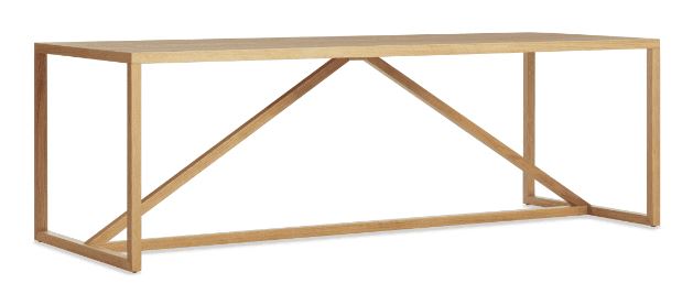 BLU DOT Strut 90" X-Large Wood Table