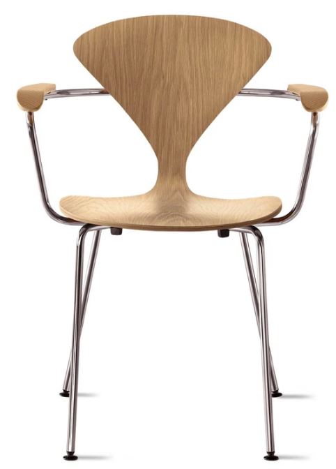 CHERNER Metal Base Armchair- (Six Finishes)