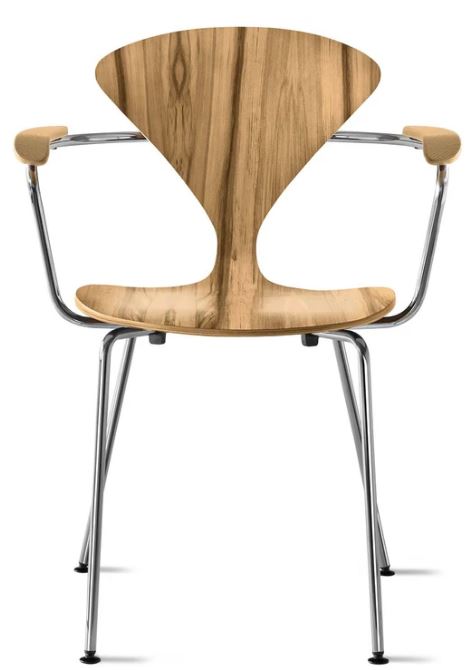 CHERNER Metal Base Armchair- (Six Finishes)