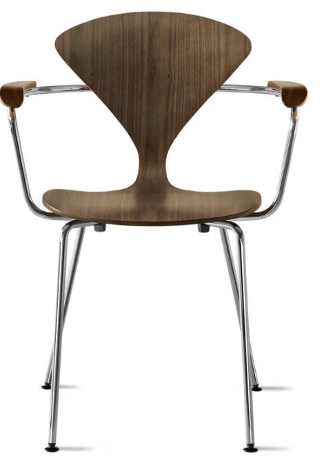 CHERNER Metal Base Armchair- (Six Finishes)