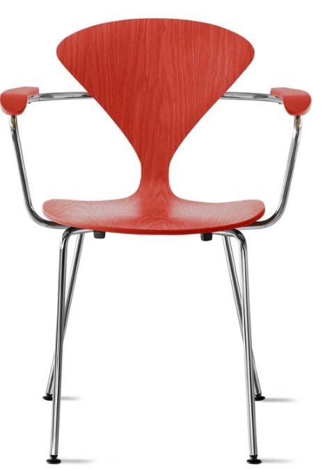 CHERNER Metal Base Armchair- (Six Finishes)