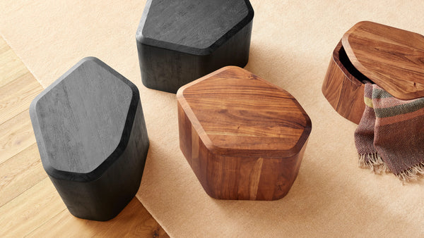 BLU DOT Hoard Tall Storage Side Table