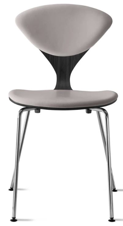 CHERNER Metal Base Chair-Classic Ebony w/ Seat & Back Pad