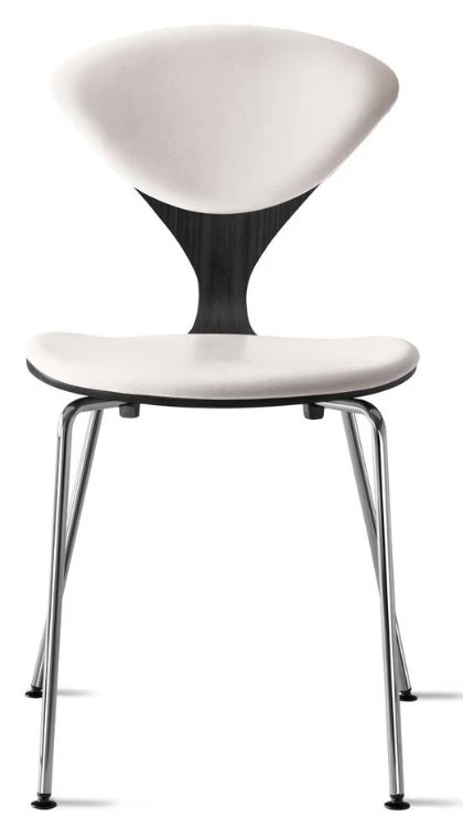 CHERNER Metal Base Chair-Classic Ebony w/ Seat & Back Pad