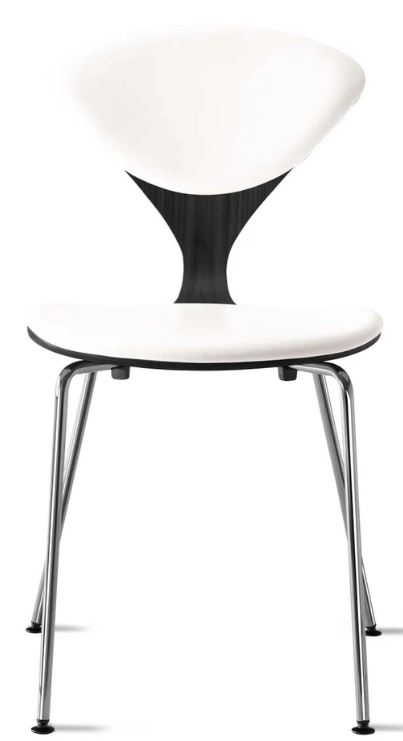 CHERNER Metal Base Chair-Classic Ebony w/ Seat & Back Pad