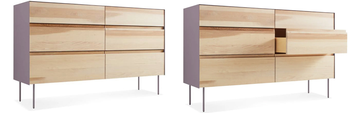 BLU DOT Clad 6 Drawer Dresser