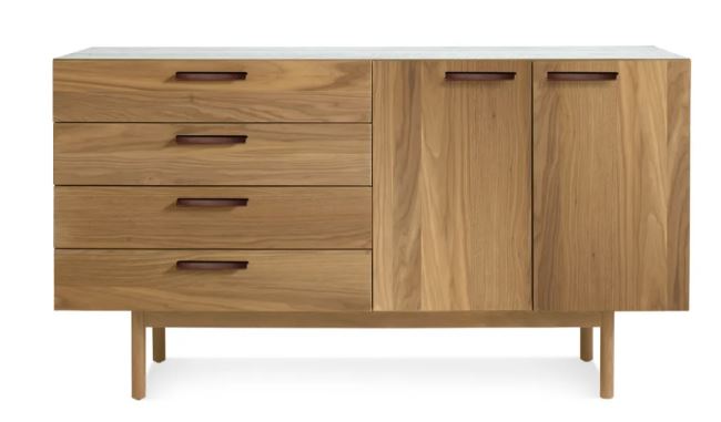 BLU DOT Shale 4 Drawer / 2 Door Credenza