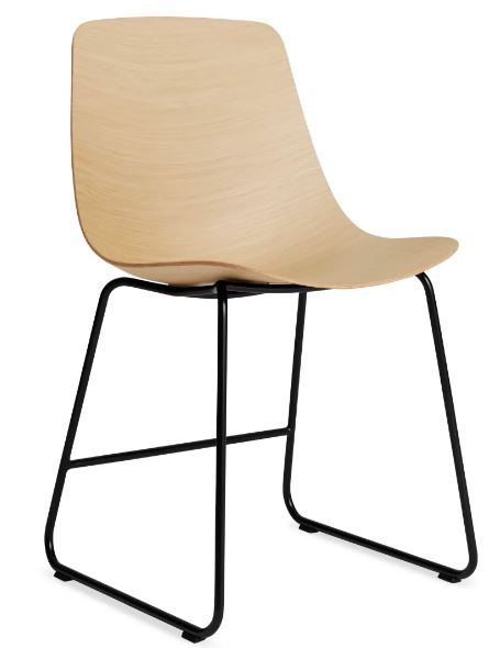 BLU DOT Clean Cut Dining Chair w/ Sled Leg