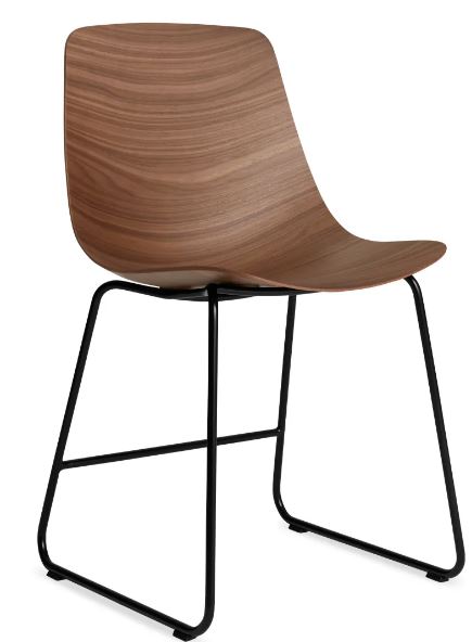 BLU DOT Clean Cut Dining Chair w/ Sled Leg