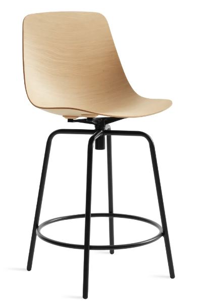 BLU DOT Clean Cut Swivel Counter Stool