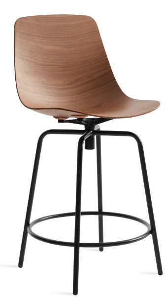 BLU DOT Clean Cut Swivel Counter Stool