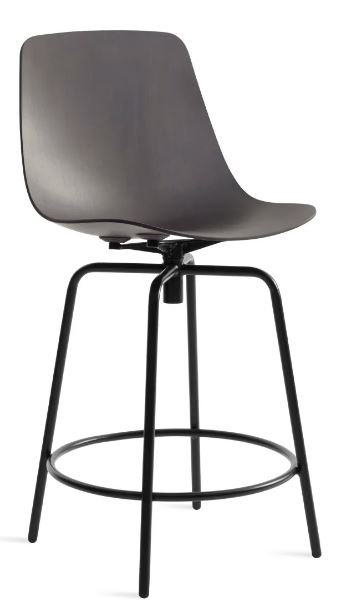 BLU DOT Clean Cut Swivel Counter Stool