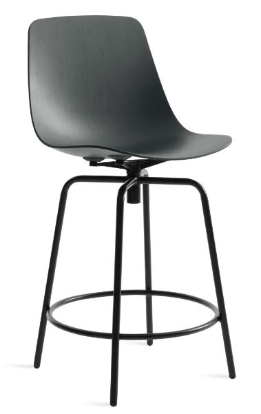 BLU DOT Clean Cut Swivel Counter Stool