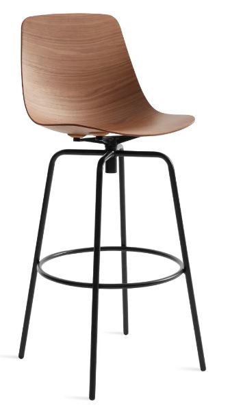 BLU DOT Clean Cut Swivel Barstool