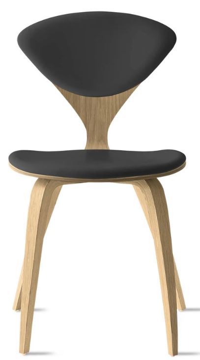 CHERNER Side Chair- Natural White Oak w/ Seat & Back Pad