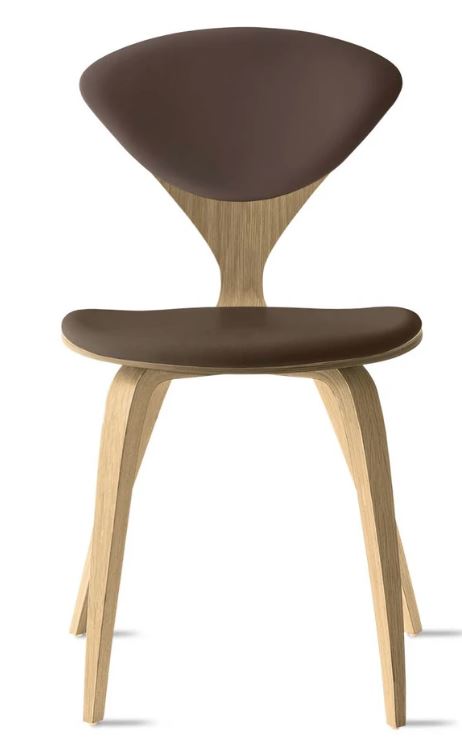 CHERNER Side Chair- Natural White Oak w/ Seat & Back Pad