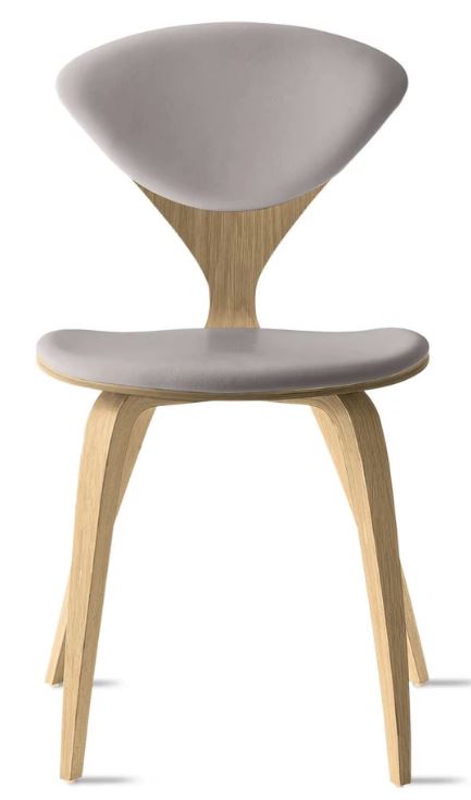 CHERNER Side Chair- Natural White Oak w/ Seat & Back Pad