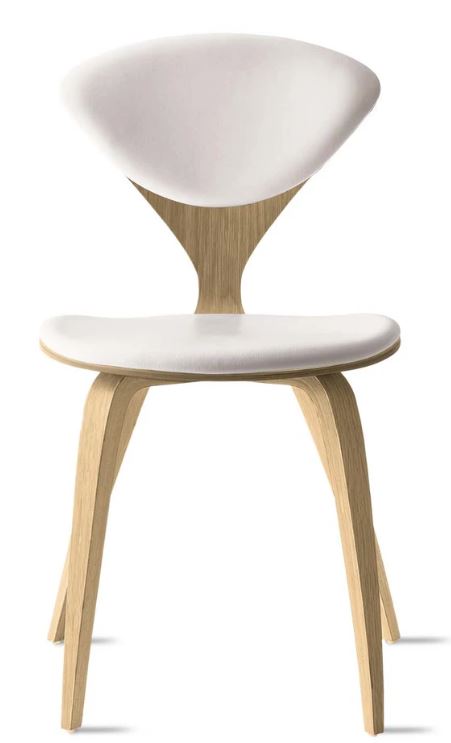 CHERNER Side Chair- Natural White Oak w/ Seat & Back Pad