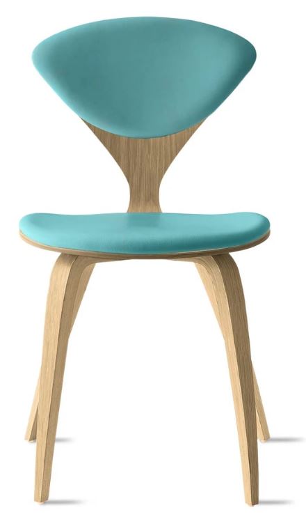 CHERNER Side Chair- Natural White Oak w/ Seat & Back Pad