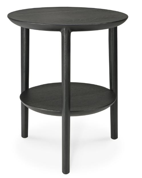 Oak Bok Black Side Table