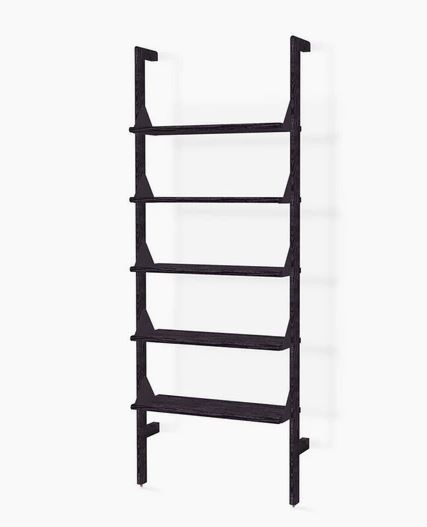 Black Uprights Black Brackets Black Shelves