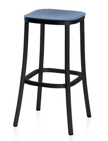 EMECO "1 Inch" Barstool- Brushed Aluminum