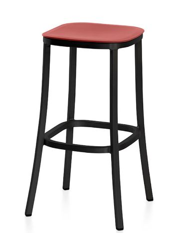 EMECO "1 Inch" Barstool- Brushed Aluminum