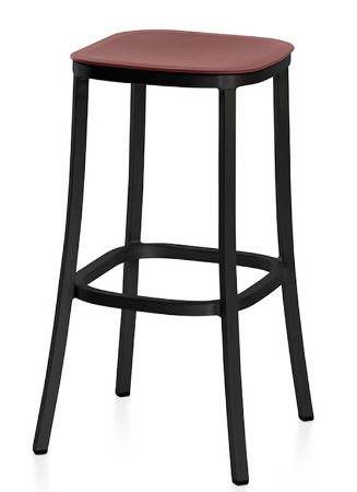 EMECO "1 Inch" Barstool- Brushed Aluminum