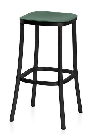 EMECO "1 Inch" Barstool- Brushed Aluminum