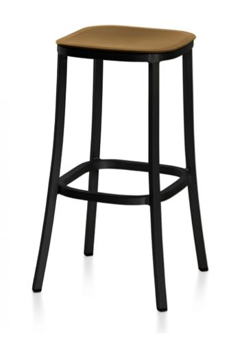 EMECO "1 Inch" Barstool- Brushed Aluminum