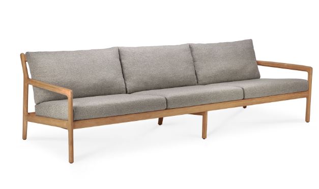 Teak Jack Outdoor Sofa- 3 Seater