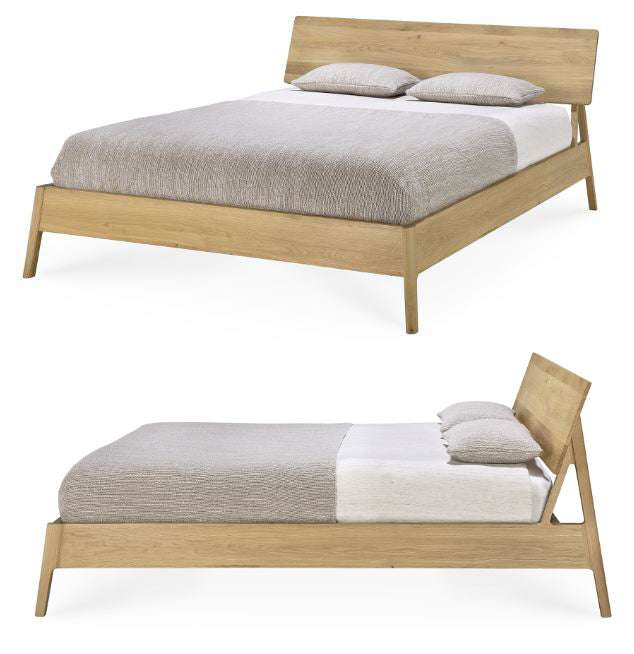 Oak King Air Bed