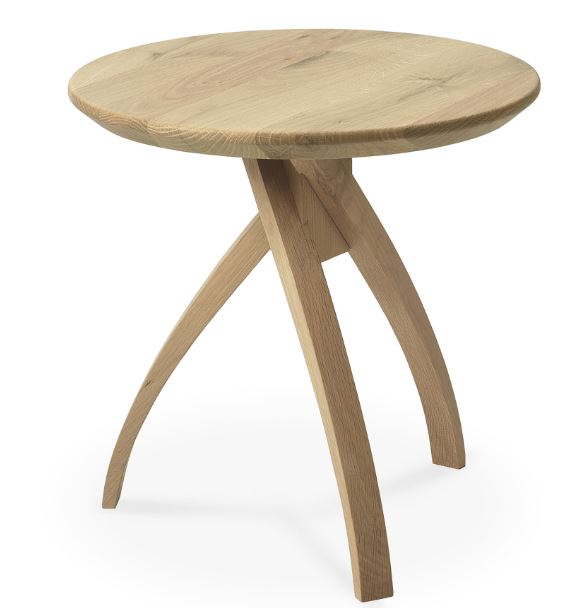 Oak Twist Side Table