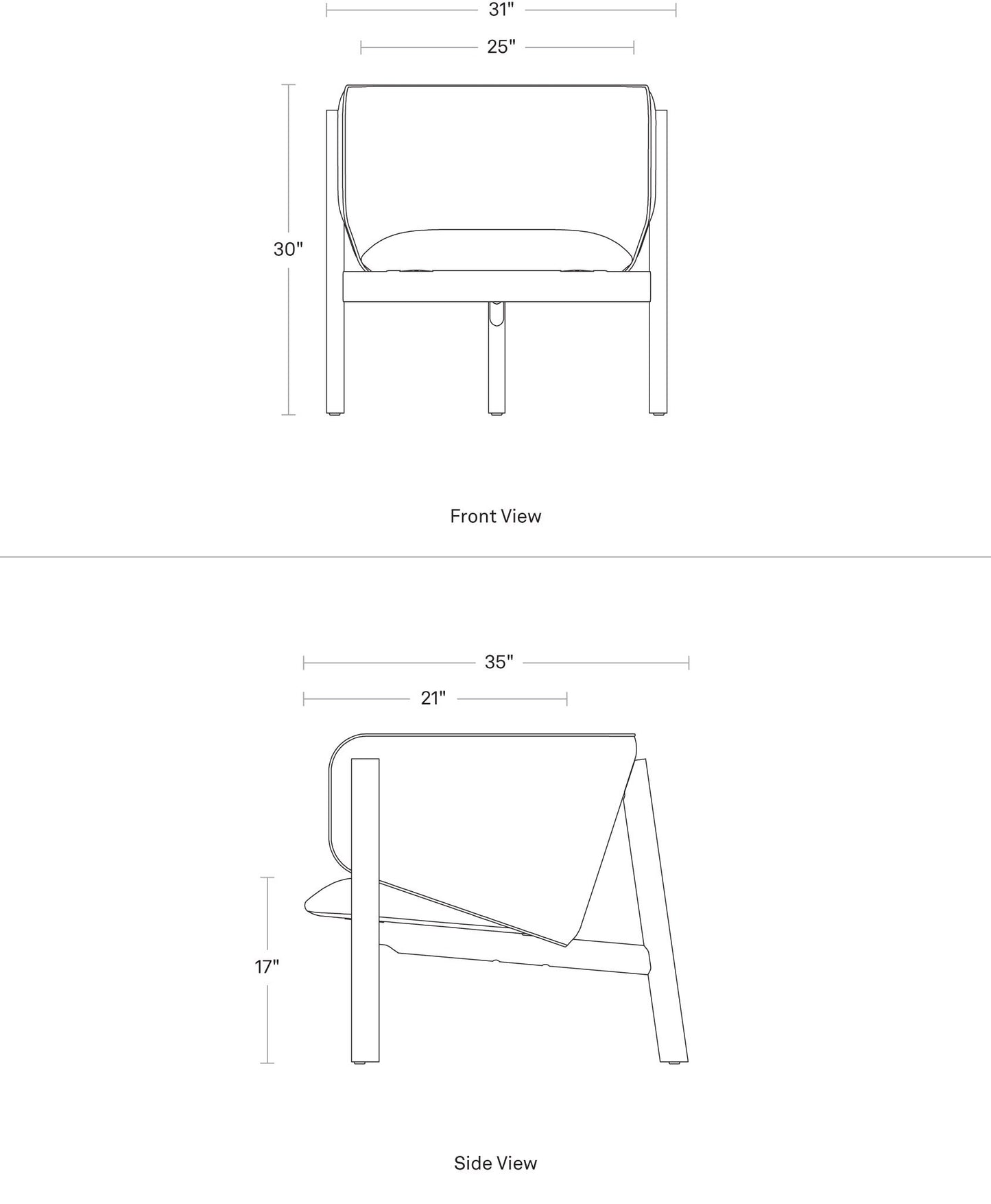 Blu Dot All In Lounge Chair