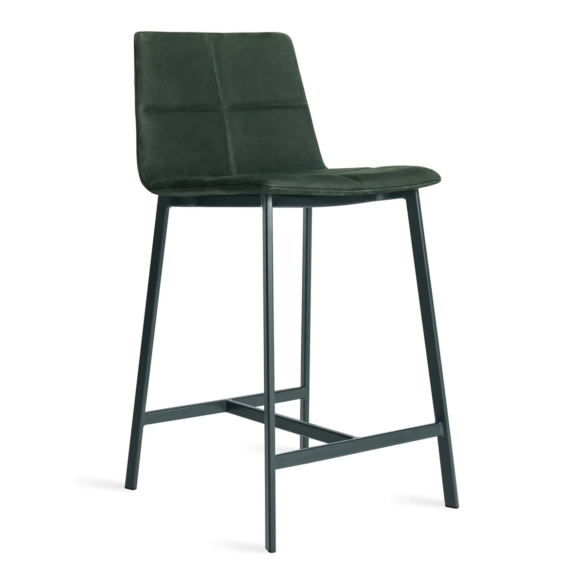 BLU DOT Between Us Leather Counter Stool