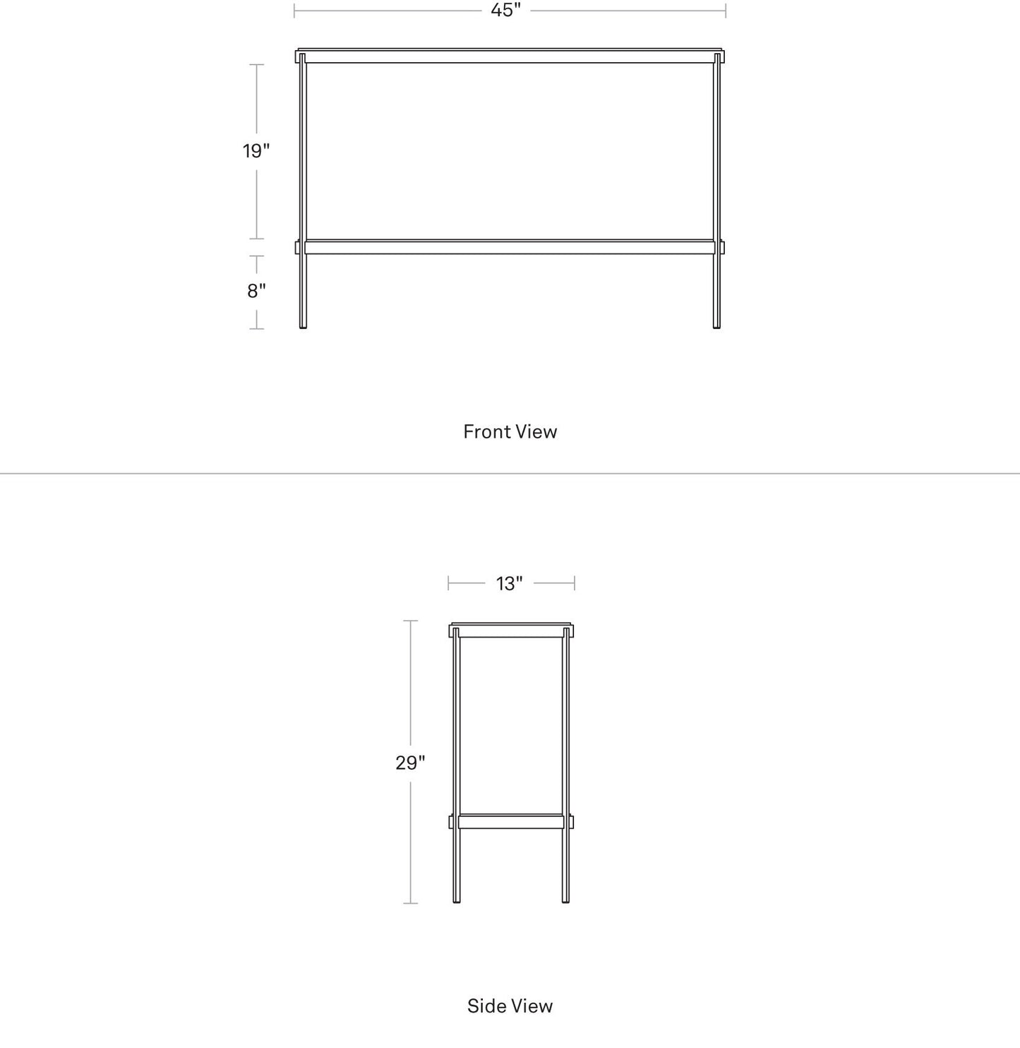 Blu Dot Comehither Console Table