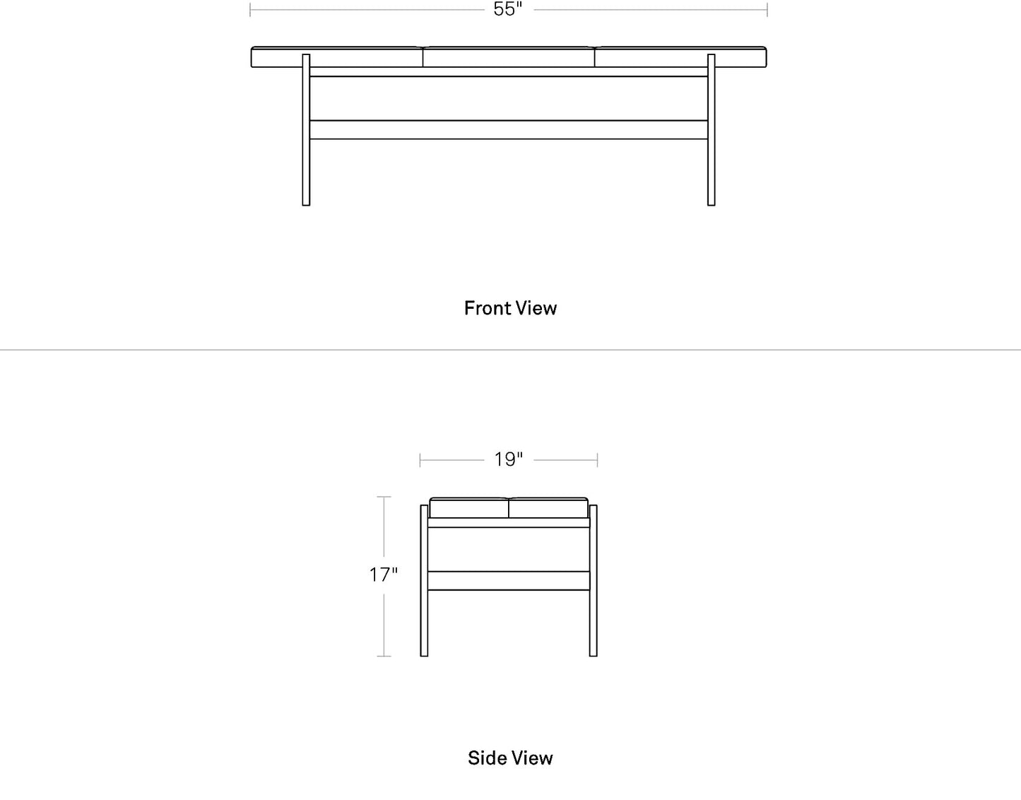 BLU DOT Daybench