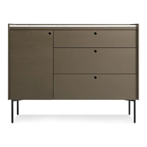 BLU DOT Peek 1 Door 3 Drawer Credenza