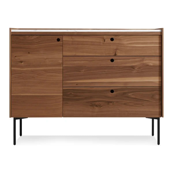 BLU DOT Peek 1 Door 3 Drawer Credenza