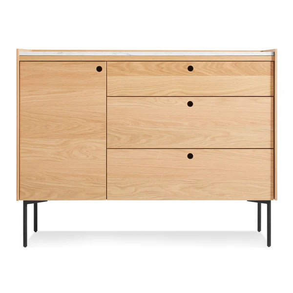 BLU DOT Peek 1 Door 3 Drawer Credenza