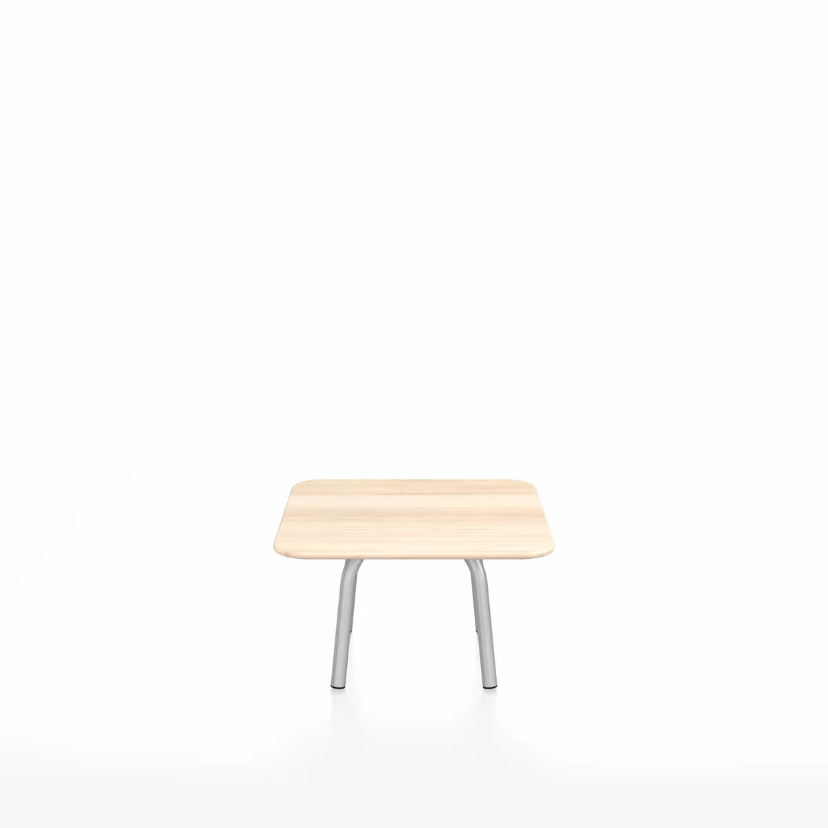 EMECO Parrish Low Table, 24" -Square Top/ Aluminum Frame